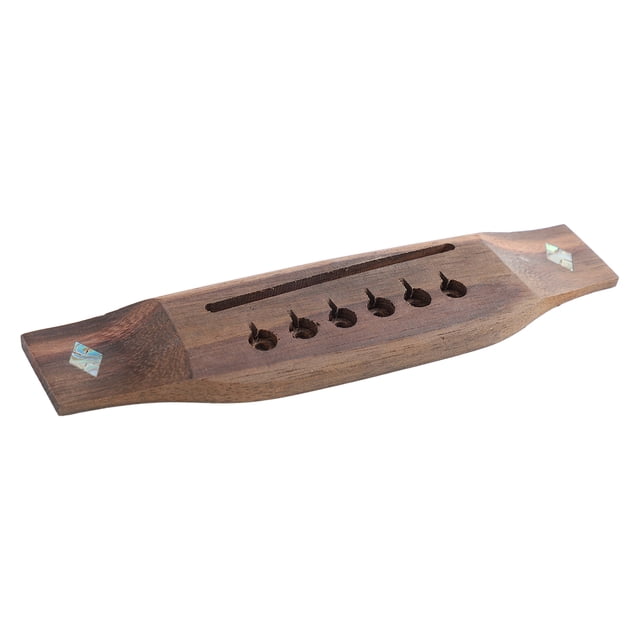 Puente de guitarra de madera, puente de guitarra acústica Puente de guitarra de palisandro Puente de reemplazo de guitarra acústica Estética elegante
