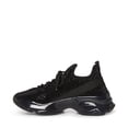 thumbnail image 3 of Zapatilla Steve Madden Maxima de piel vegana negra para mujer, 3 of 6