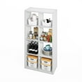 thumbnail image 3 of Furinno Hermite 8-Cube Open Shelves Kitchen Storage, Kitchen Island, Bakers Rack, Buffet Sideboard, White, 3 of 6