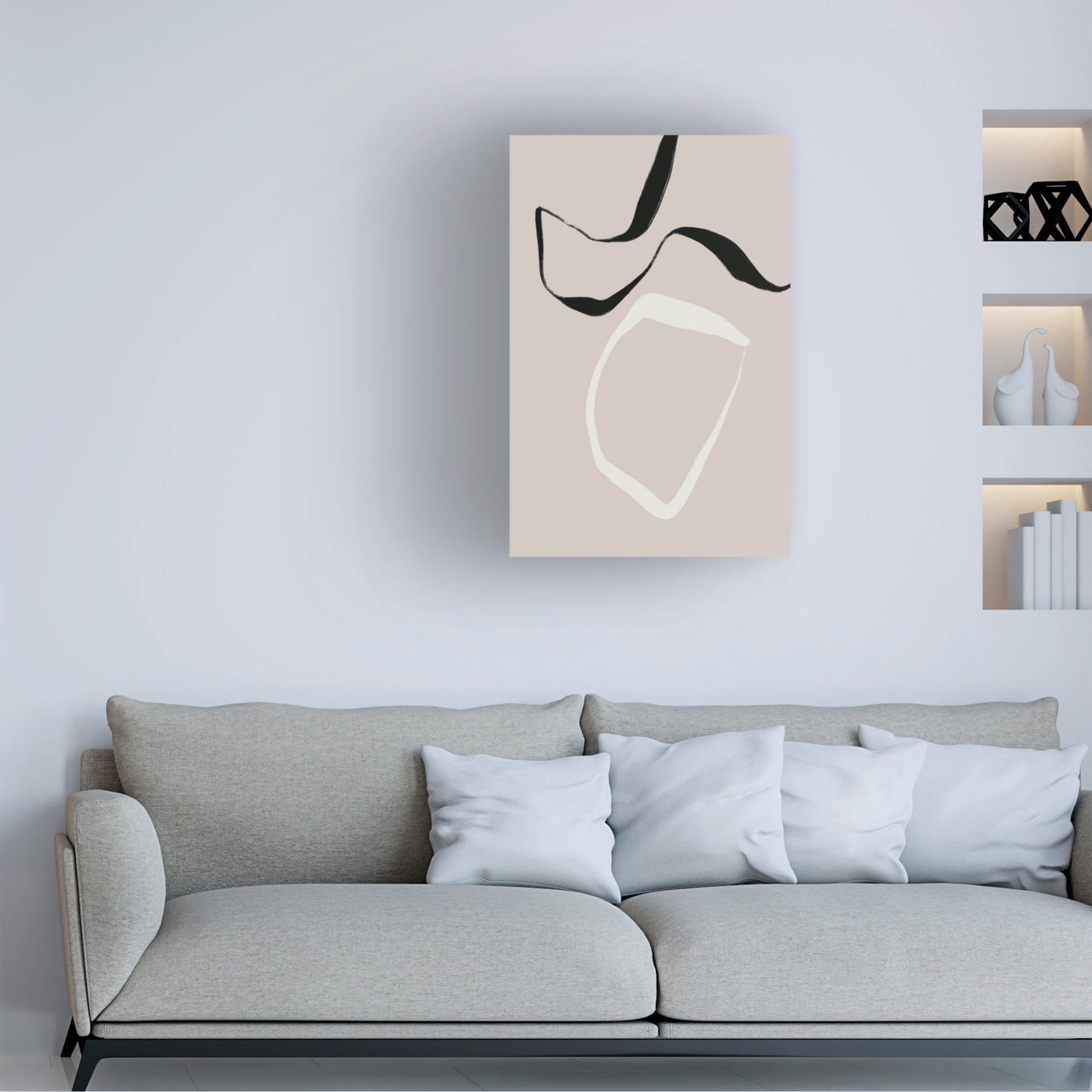 Trademark Fine Art uplusmestudio   Simply here Canvas Wall Art