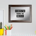 thumbnail image 4 of Fortune Favors The Brave, 12x9 Decorative Wall Plaque | Easel Mount Option | Inspirational Affirmation Wall Art, 4 of 8
