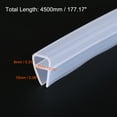 thumbnail image 2 of 177.17" Long for 5/16"(8mm) Glass Frameless U-Type Door Seal Strip, 2 of 5