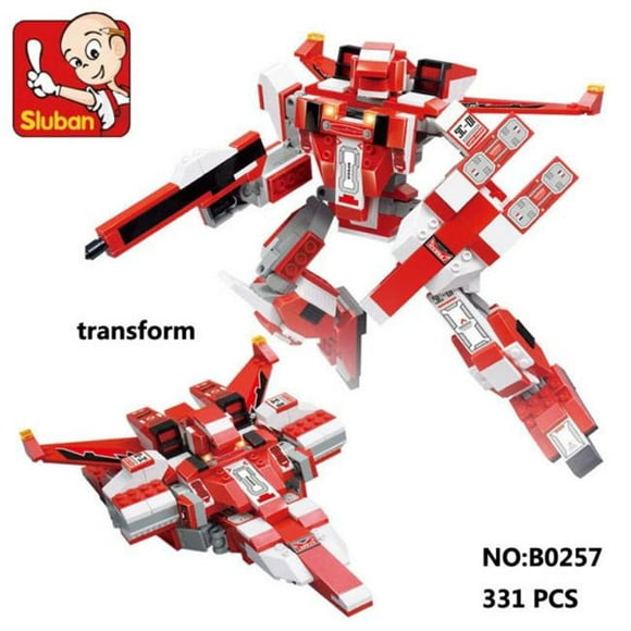 Sluban   Space - Flamingo Transformer Building Brick Kit (331 Pcs)