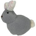 thumbnail image 2 of Northlight 8" Plush Bunny Easter Rabbit Spring Figure - Gray/White, 2 of 6