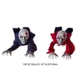 thumbnail image 3 of Yuarrent Decoraciones de fantasmas eléctricos de Halloween, adorno de terror con Control de voz, espectro de rastreo, suministros de fiesta activados por Kits de decoración para fiestas Rojo Yuarrent HA068185-02, 3 of 6