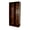 Walnut, variant on Mifurn 3 Cube Storage Organizer, White 3-Tier Bookshelf with Closed Back Panel, Wooden Bookcase for Living Room Bedroom Office