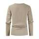 thumbnail image 2 of Mens Slim Fit Casual Shirt Long Sleeves Breathable T Shirts Base Layer Soft Top, 2 of 5