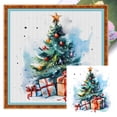 thumbnail image 1 of Kit Punto Cruz Con Navidad Hilo Algodón Ecológico Bordado 11CT 50x50cm, 1 of 9