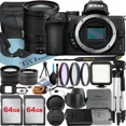 thumbnail image 1 of Nikon Z50 Mirrorless Camera with NIKKOR Z 24-70mm f/4 S Lens + 64GB Card + Case + Wideangle + Tripod + ZeeTech Accessory Bundle, 1 of 9