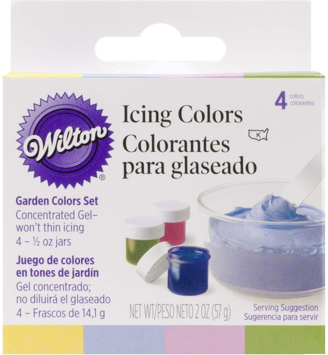 Wilton Icing Colors .5oz 4/Pkg-Garden Tone