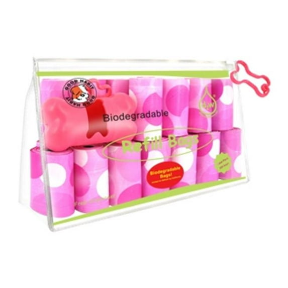 Best Pet Supplies PC-3601 Pink Circle Ecological Refill Bags - 360 Bags