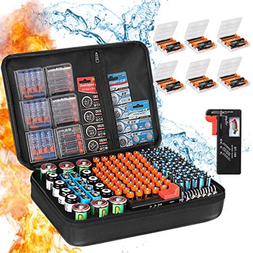 Battery Organizer Storage Box, Fireproof Waterproof Explosionproof