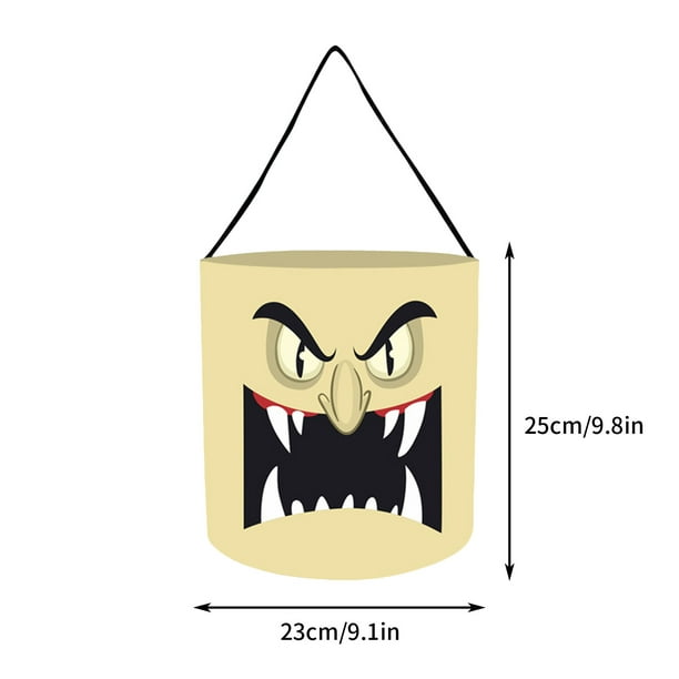 Bolsa Luminosa para Dulces de Halloween, Luz Led Portátil de Calabaza, Tela Transpirable, Sin Olor, a Prueba de Pollillas, Fácil de Guardar, Ideal para Fiestas, Ideal para Artículos Pequeños, Tamaño