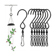 thumbnail image 2 of 30Pcs Stainless Steel Swivel Clip Hanging Hook Multifunction S Shaped Hanger for Wind Chimes Solar Light, 2 of 6