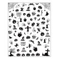 thumbnail image 1 of Nail Sticker Nail Art Decal Waterproof Halloween Bat Witch Pumpkin Skull, 1 of 1