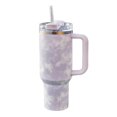 thumbnail image 2 of Térmica para Coche Aislado Al Acero Inoxidable 40oz Con Pajita, 2 of 9