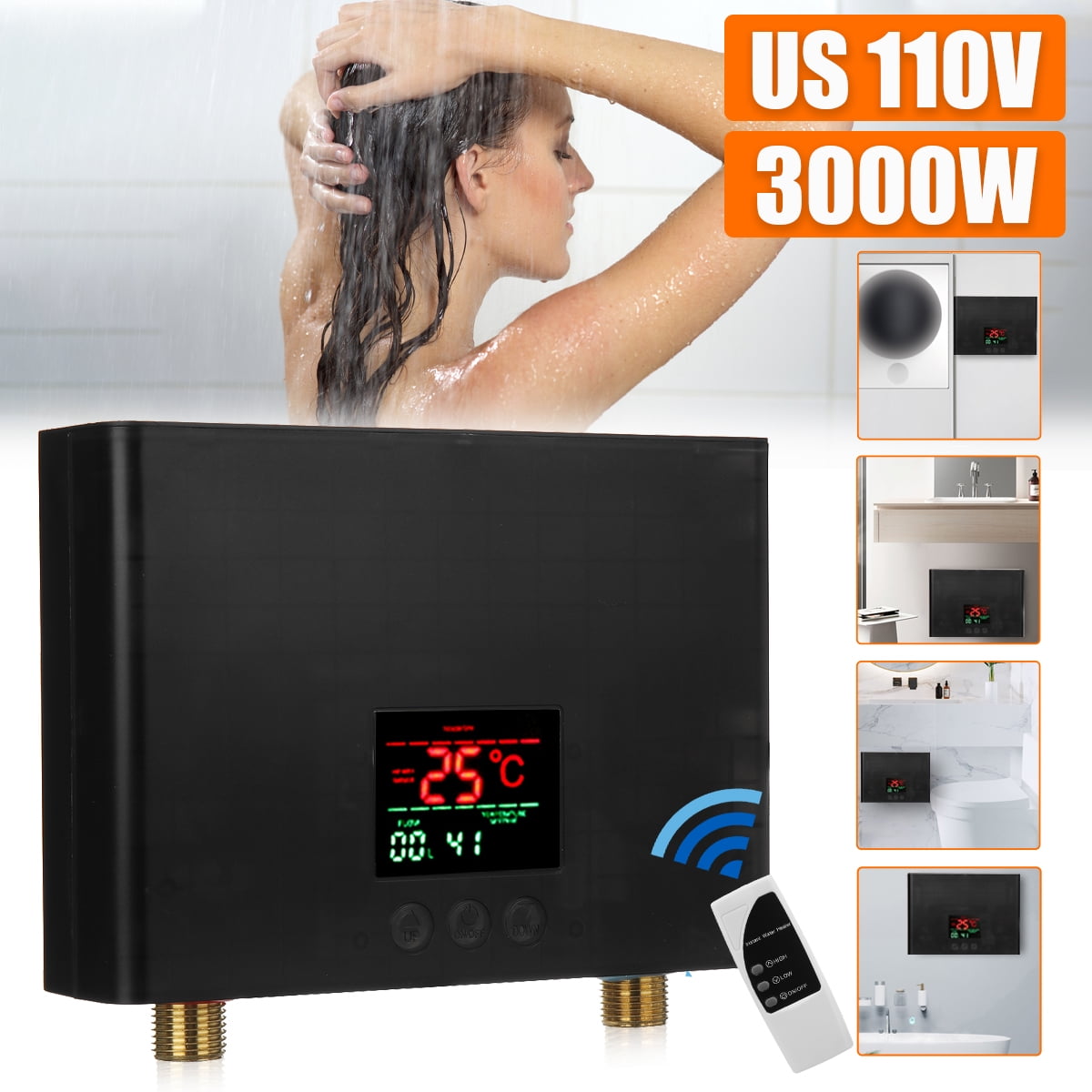 Home & Garden Eemax LavAdvantage Electric Tankless Water Heater 2GPM