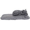 thumbnail image 1 of OULII Lot de 1 Plaques Commémoratives pour Chat en Résine Marqueur Commémoratif pour Animaux Style Dessin Animé Gris 9.6X5.5X2.8in, 1 of 4