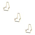 thumbnail image 3 of Baohd Iron Ores Stone Display Stand Desktop Rock Holder Decor Base Home Office Golden S 3Set, 3 of 6