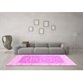 thumbnail image 3 of Ahgly Company Indoor Square Oriental Pink Traditional Area Rugs, 4' Square, 3 of 4