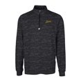 thumbnail image 2 of Men's Cutter & Buck Black George Mason Patriots Vault Big & Tall Traverse Camo Print Stretch Quarter-Zip Pullover Top, 2 of 3