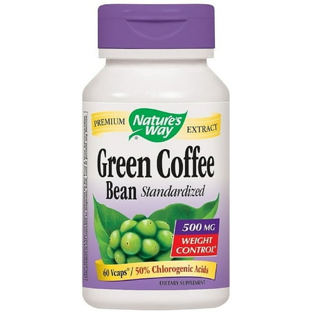 Nature's Way café de haricots verts normalisé Vcaps, 500 mg 60 ch