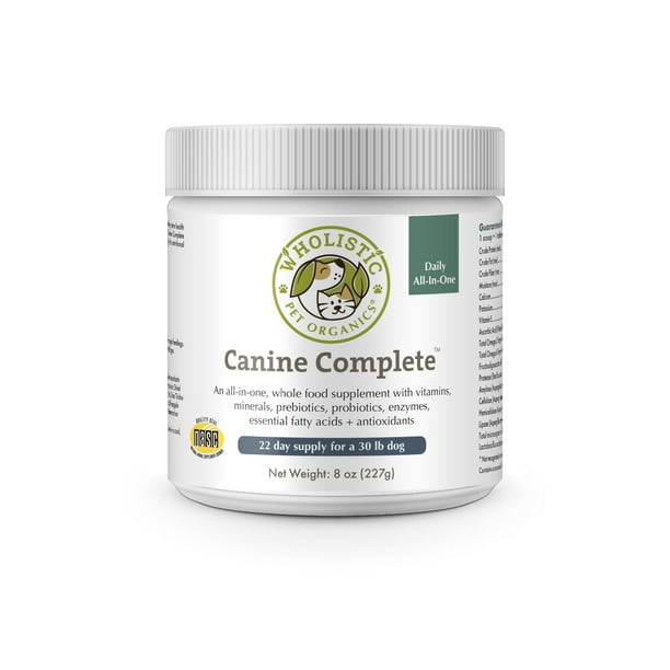 Wholistic Pet Organics Canine Complete Dog Supplement, 8 Oz Walmart