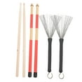 thumbnail image 4 of Masteelf 1 Set Drum Wire Drum Accessories Drums Kit Drum Brush Musical Drum Supplies, 4 of 8