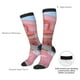 thumbnail image 4 of Fotbe Pastel Pink Beach Cafe Calcetas Divertidas Estampadas para Hombre y Mujer, Calcetas de Algodón hasta la Rodilla para Caminar, Correr, Enfermería y Embarazo, 4 of 6