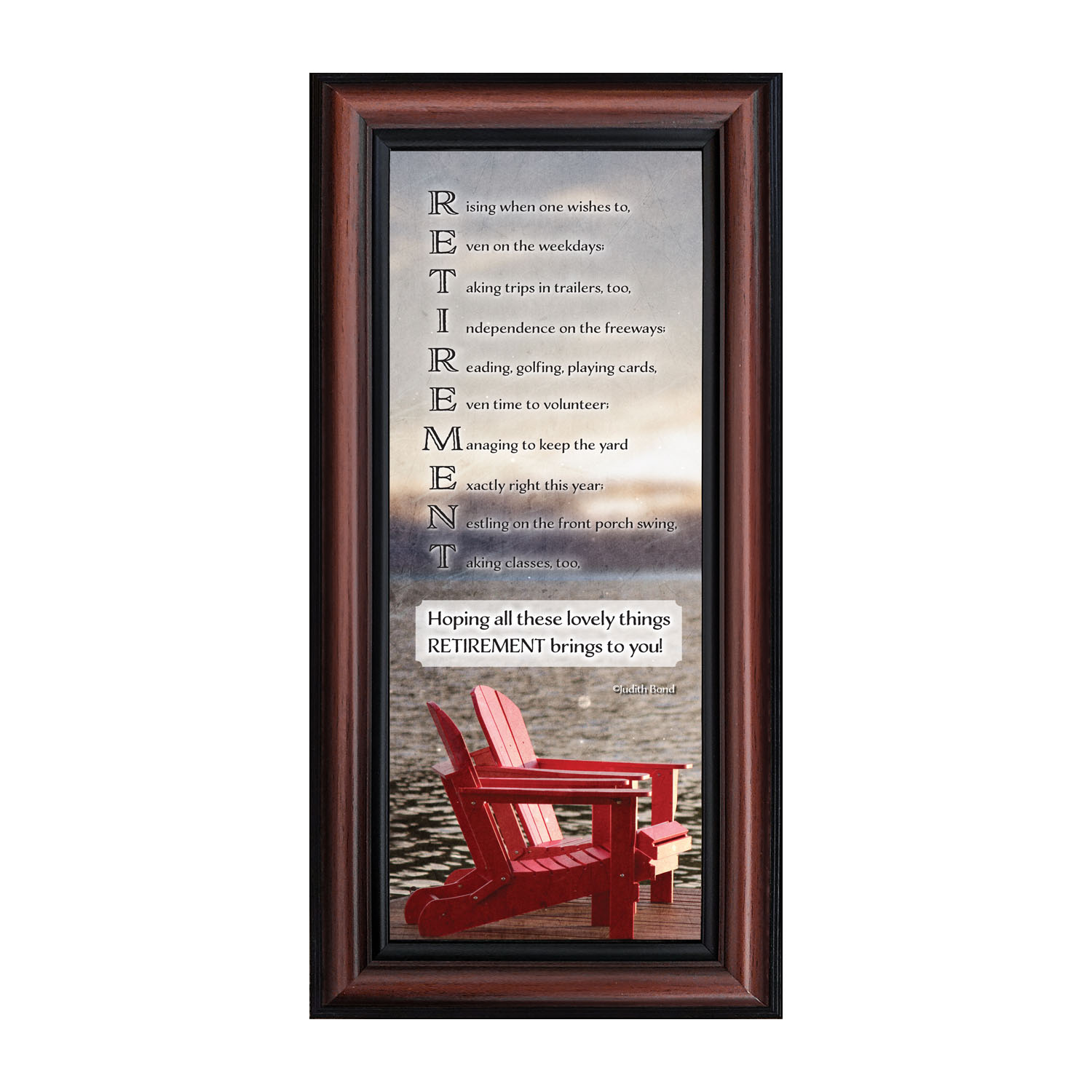 Job Retirement, Framed Gift for Men and Women who are Retiring