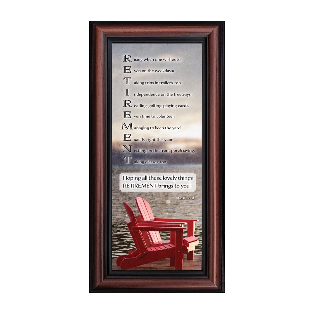Job Retirement, Framed Gift for Men and Women who are Retiring