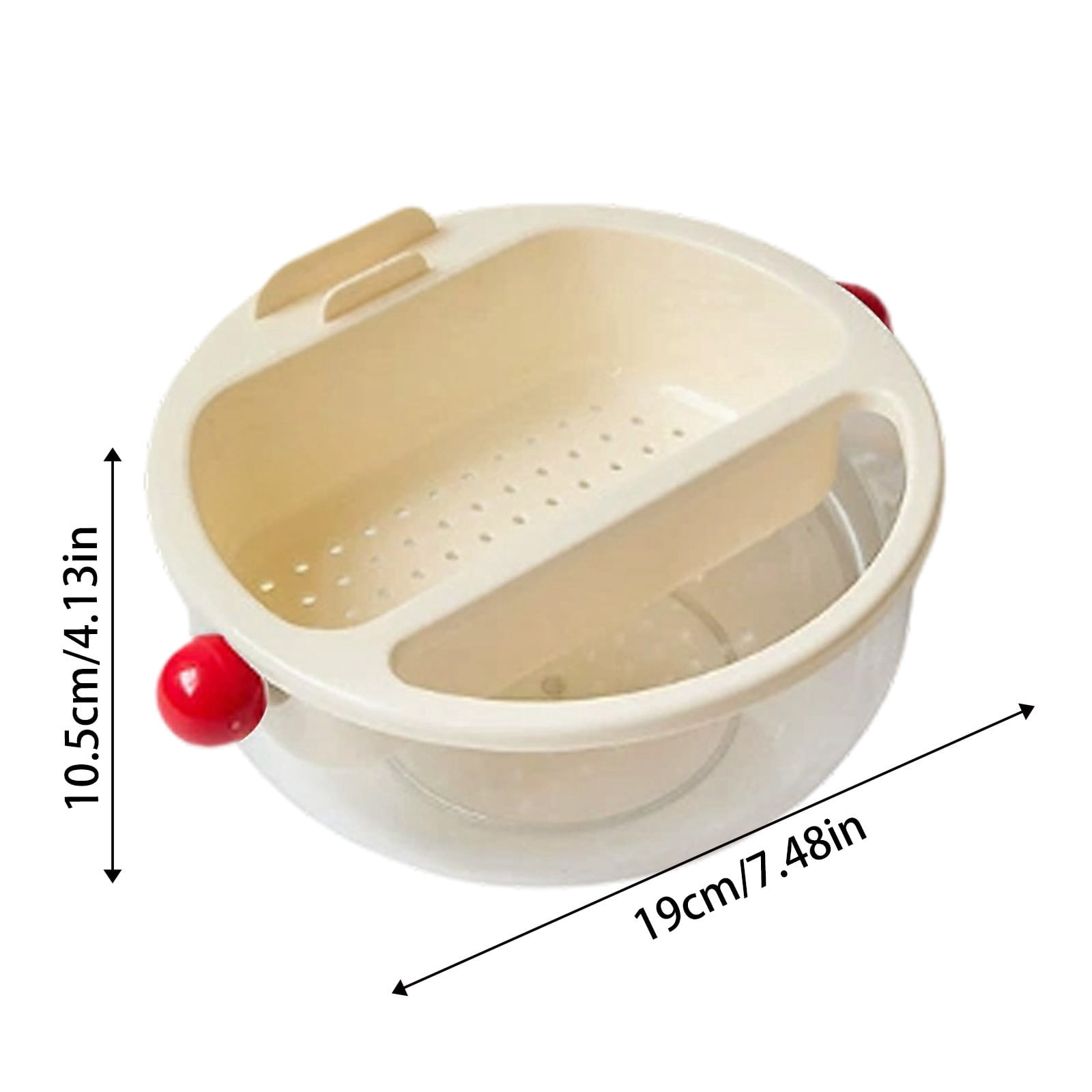 fsxdhpcsgfc Double Layer Transparent Snack And Food Storage Container With Removable Crumb Tray For And Movie Nights Kitchen Storage Containers Produce Storage Containers for Refrigerator Disposable