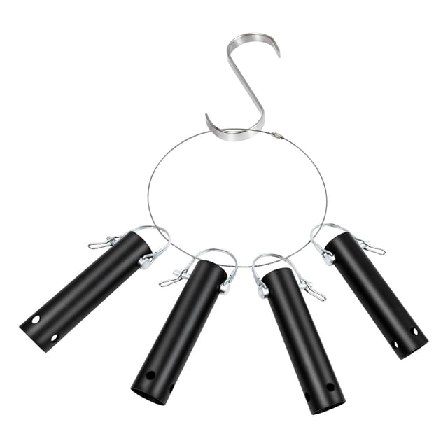 jinwen Pool Tool Holder and Organizer and S Shaped Hook for Rakes Nets Vacuum Heads 4Pcs