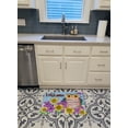 thumbnail image 3 of Carolines Treasures PJC1095RUG Bienvenue Hibou Machine Lavable à Mémoire de Mousse Tapis, 3 of 4