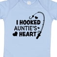 thumbnail image 4 of Inktastic I Hooked Auntie's Heart with Fishing Rod Boys or Girls Baby Bodysuit, 4 of 5