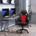 thumbnail image 2 of HOMCOM Chaise de Bureau Chaise d'Ordinateur Style Voiture de Course Style Voiture de Course, 2 of 10