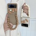thumbnail image 5 of Cute Bear Étui Compatible avec Samsung Galaxy Z Flip 4, Étui Rigide Pc avec Bracelet, 5 of 5