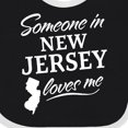 thumbnail image 4 of Inktastic Someone in New Jersey Loves Me Boys or Girls Baby Bib, 4 of 4