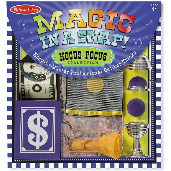 Trucos de magia Melissa & Doug Hocus Pocus 12 piezas