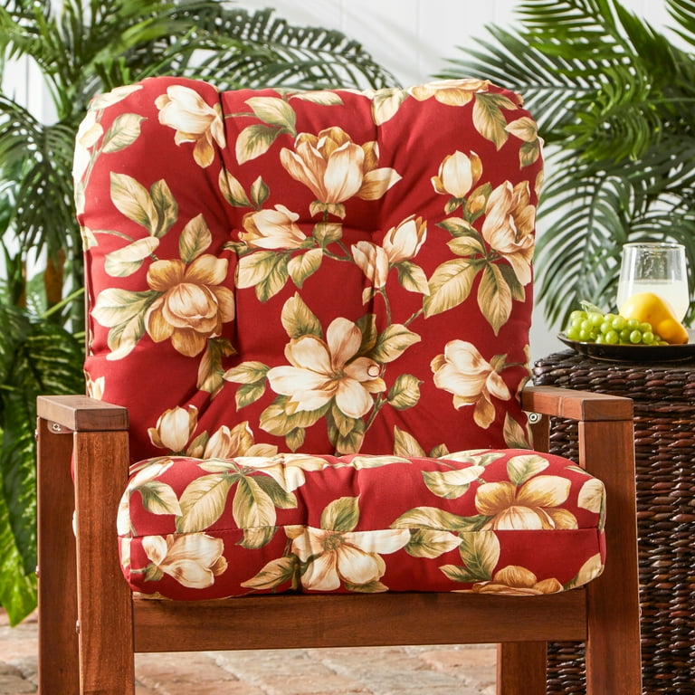 Greendale Home Fashions Outdoor Tufted 42'' x 21'' Chair Cushion