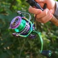 thumbnail image 4 of Spinning Reel 10KG Max Drag Fishing Reel 5.2:1 Ratio Lightweight Metal Spool, 4 of 9