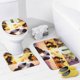 thumbnail image 4 of Outer Banks-theme 4-Piece Shower Curtain Set with Rugs, Waterproof Bathroom Decor Set Includes Bath Mat, U-Shaped Rug, Toilet Lid Cover and Curtain with Hooks, 4 of 6