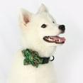 thumbnail image 3 of Pet Artist Christmas Nylon Dog Collar with Removable Flower Adjustable for Small Large Dogs, 3 of 11
