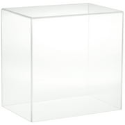 Plymor Clear Acrylic Display Case with No Base, 9" W x 6" D x 9" H