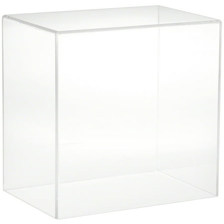 Plymor Clear Acrylic Display Case with No Base, 9" W x 6" D x 9" H
