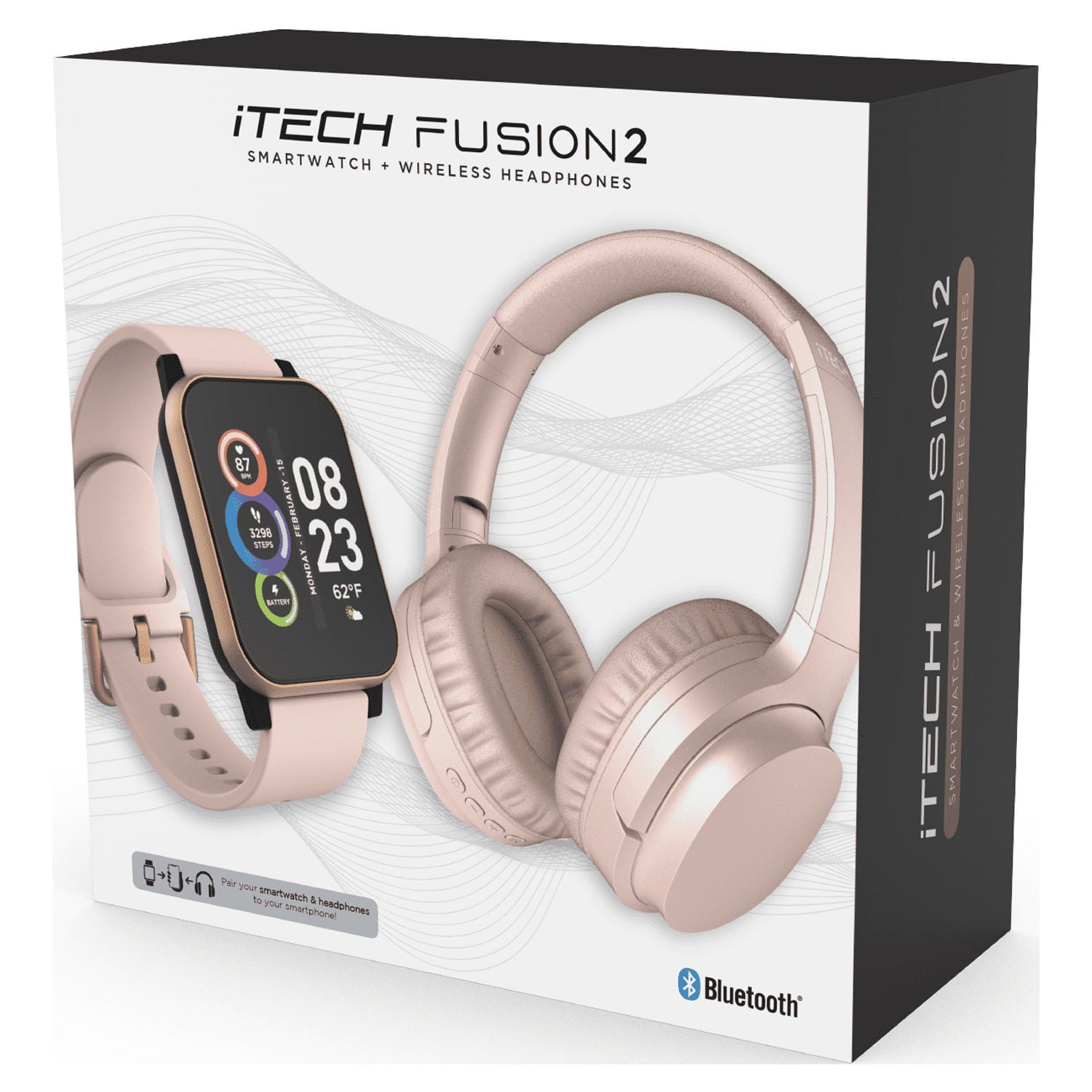 iTech Fusion Unisex Pink Smart Watch with Wireless Nigeria Ubuy