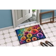 thumbnail image 4 of Carolines Treasures DAC1423JMAT 24 x 36 in. Unisex Chrysanthemums in Color Indoor or Outdoor Mat, 4 of 5