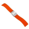 thumbnail image 5 of Zonghan Watch Band Strap Striped Fold Clasp Silicone Wristband Wristwatch Bands Replacement Accessories, 5 of 6