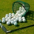 thumbnail image 1 of WHAMVOX 50Pcs Ball Basket for Golf Ball Green Stackable Range Bucket with Design, 1 of 4