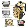 thumbnail image 5 of JIALIOU 14" Laptop Backpack Waterproof Airline Approved Stylish Casual Daypack for Travel Business College Work, Happy Cute Ducks, 5 of 8